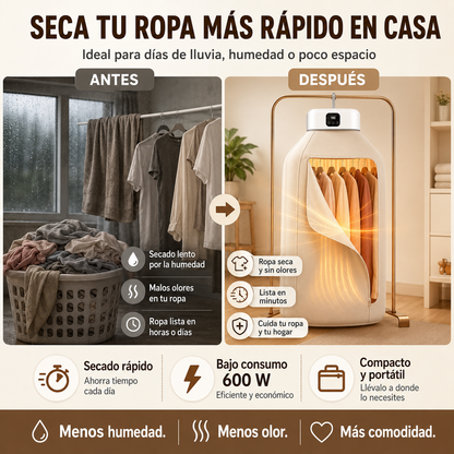 Secador Ropa Portatil Tendederos Ropa