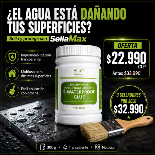 SellaMax-Sellador Adhesivo Impermeable 300g