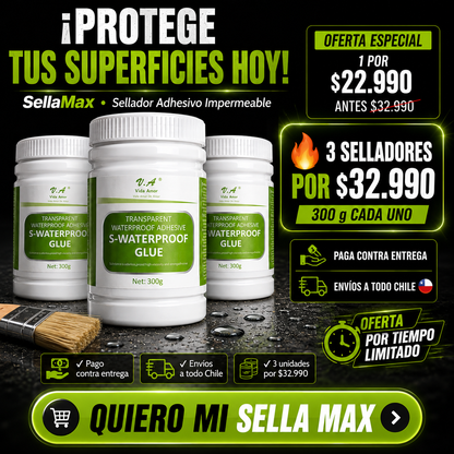 SellaMax-Sellador Adhesivo Impermeable 300g